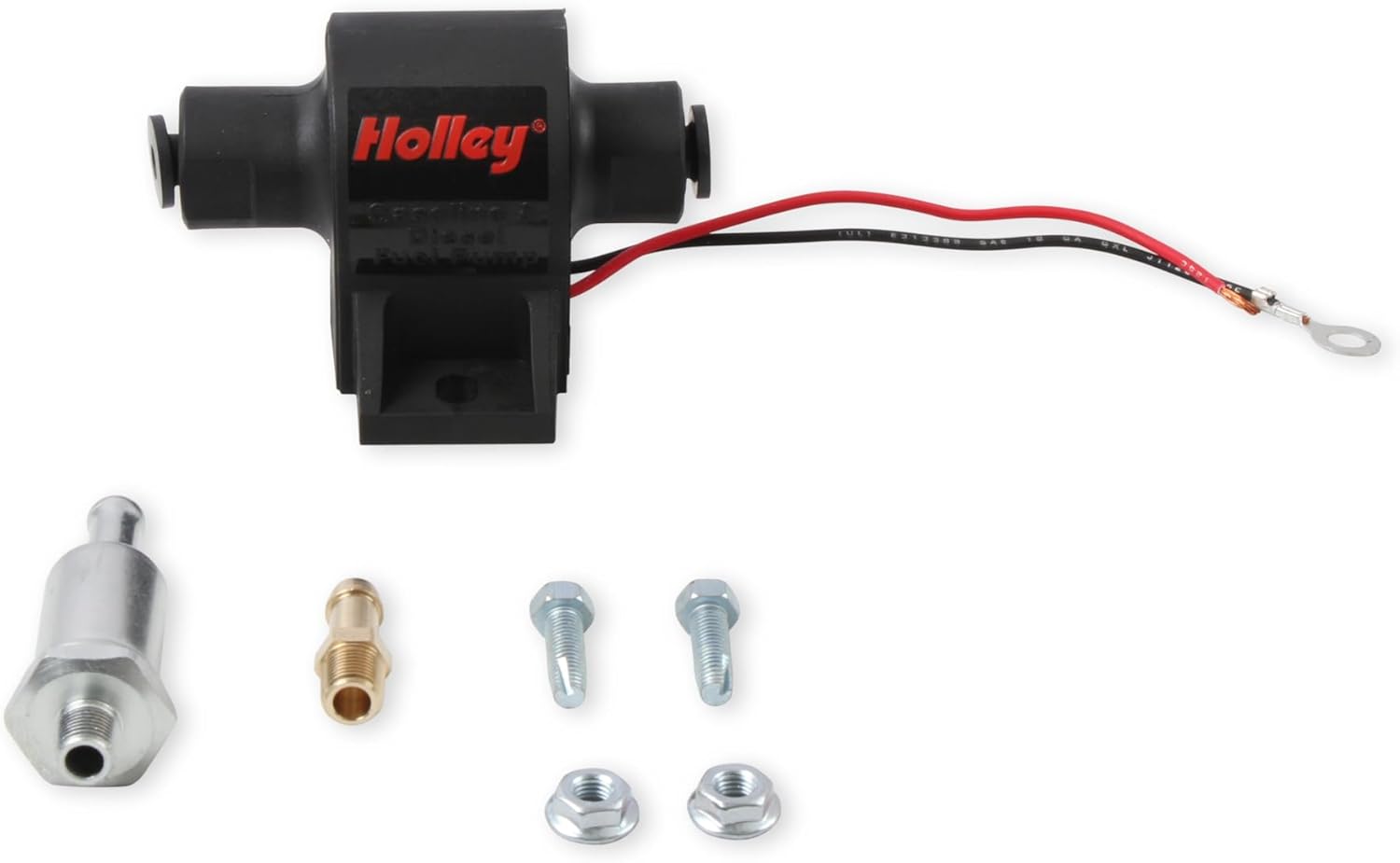 BRAND, CATEGORY, ELECTRIC FUEL PUMPS, HOLLEY, Holley 12-427 32 GPH Mighty Mite Electric Fuel Pump, 4-7 PSI