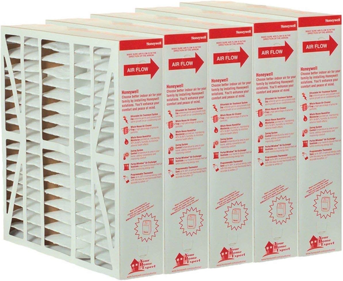 BRAND, CATEGORY, FURNACE FILTERS, HONEYWELL, Honeywell FC100A1037-5 20" x 25" Merv 11 Filter Media (Pack of 5)