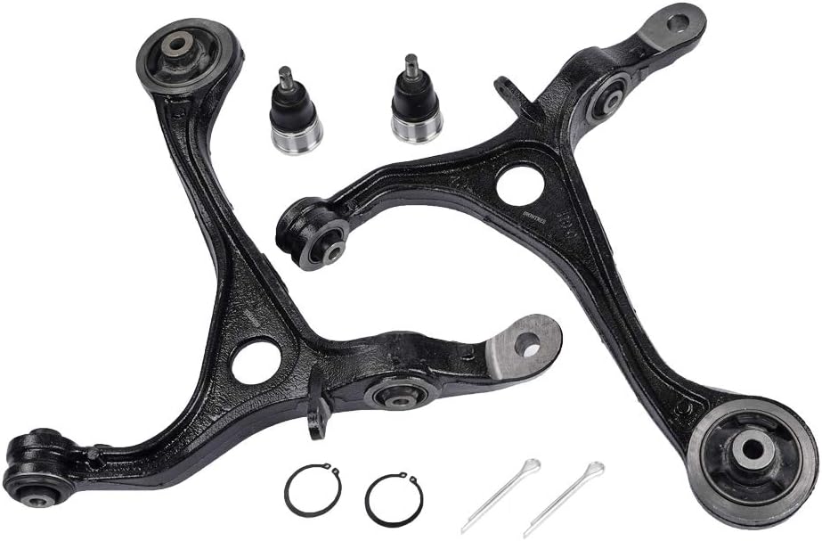 BRAND, CATEGORY, CONTROL ARMS, IRONTREE, IRONTREE 4Pcs Professional Front Suspension Kit, 2 Lower Control Arms K640289 K640290 and 2 Ball Joints K80228 Compatible with 2003-2007 Honda Accord, 2004-2008 Acura TSX, OE Replacement