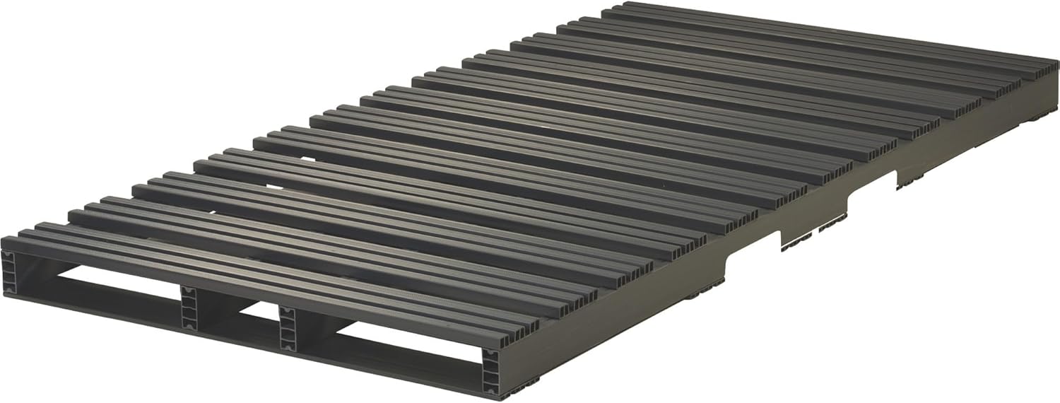 BRAND, CATEGORY, HARDWARE, JIFRAM EXTRUSIONS, Inc Jifram 05000191 96-Inch x 48-Inch 4-Way Heavy Duty Entry Recycled Plastic Pallet with 5,000 Pound Weight Capacity