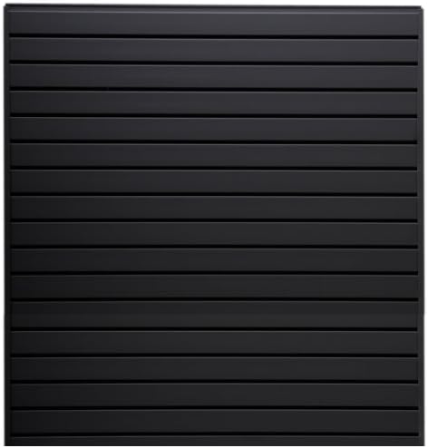 BRAND, CATEGORY, HARDWARE, JIFRAM EXTRUSIONS, Jifram 01000800 Easy Living Easy Wall Slat Wall Kit, Black