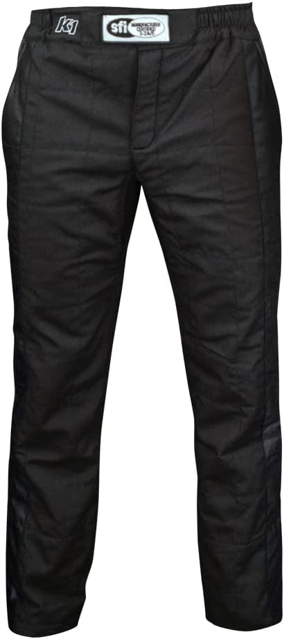 BRAND, CATEGORY, K1 RACEGEAR, OTHER, K1 Sportsman Pants SFI 3.2A/5-2020 - Black/White - Large - 22-SPT-NW-L