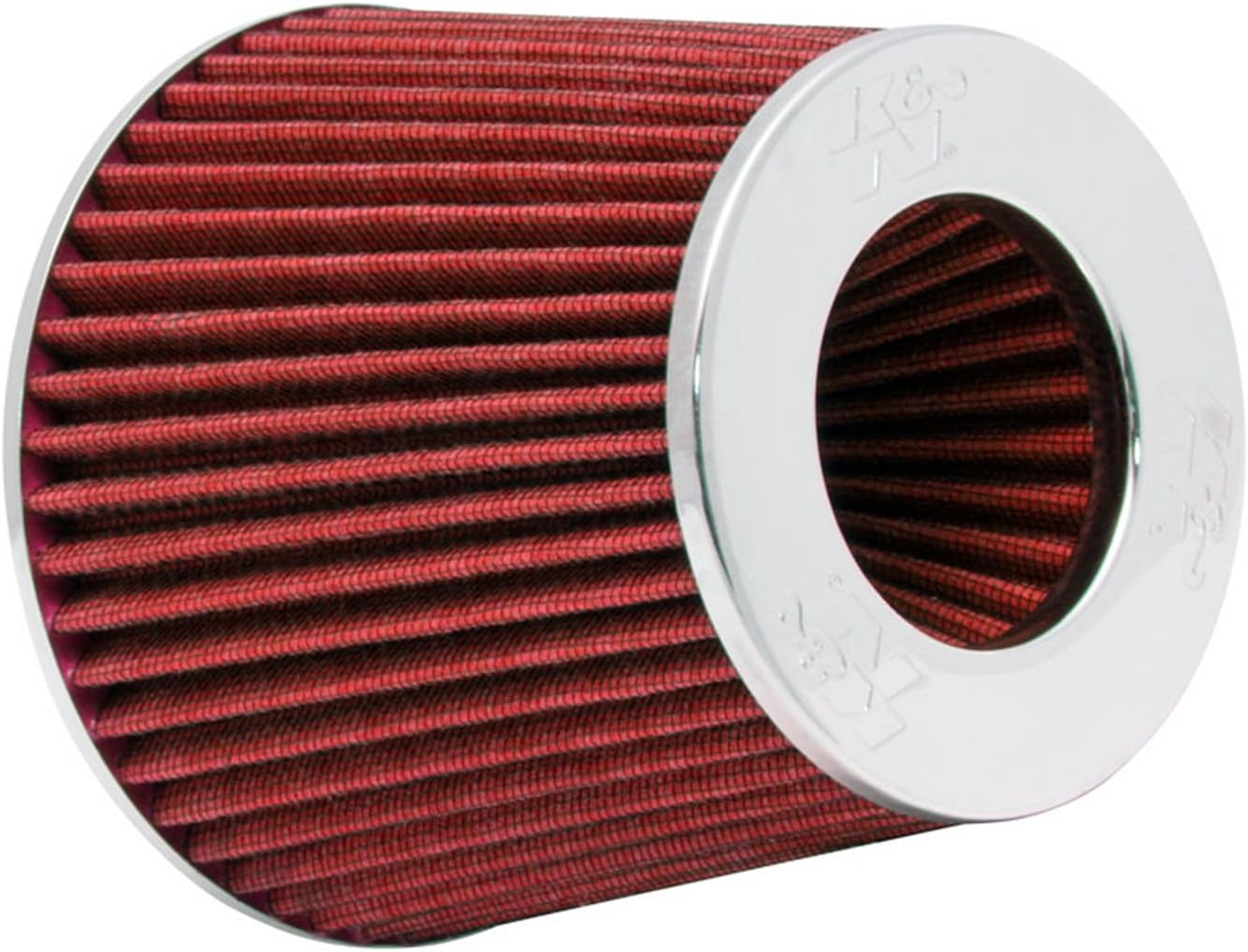 AIR FILTERS, BRAND, CATEGORY, K&N, K&N 4-Inch Round Tapered Air Intake Filter - Washable, High Performance, 3" or 3-1/2" or 4" adjustable fitting