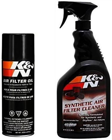 AIR FILTERS, BRAND, CATEGORY, K&N, K&N Air Filter Large Size Service Kit Cleaner and Red Oil Plus 2 K&N Stickers Included