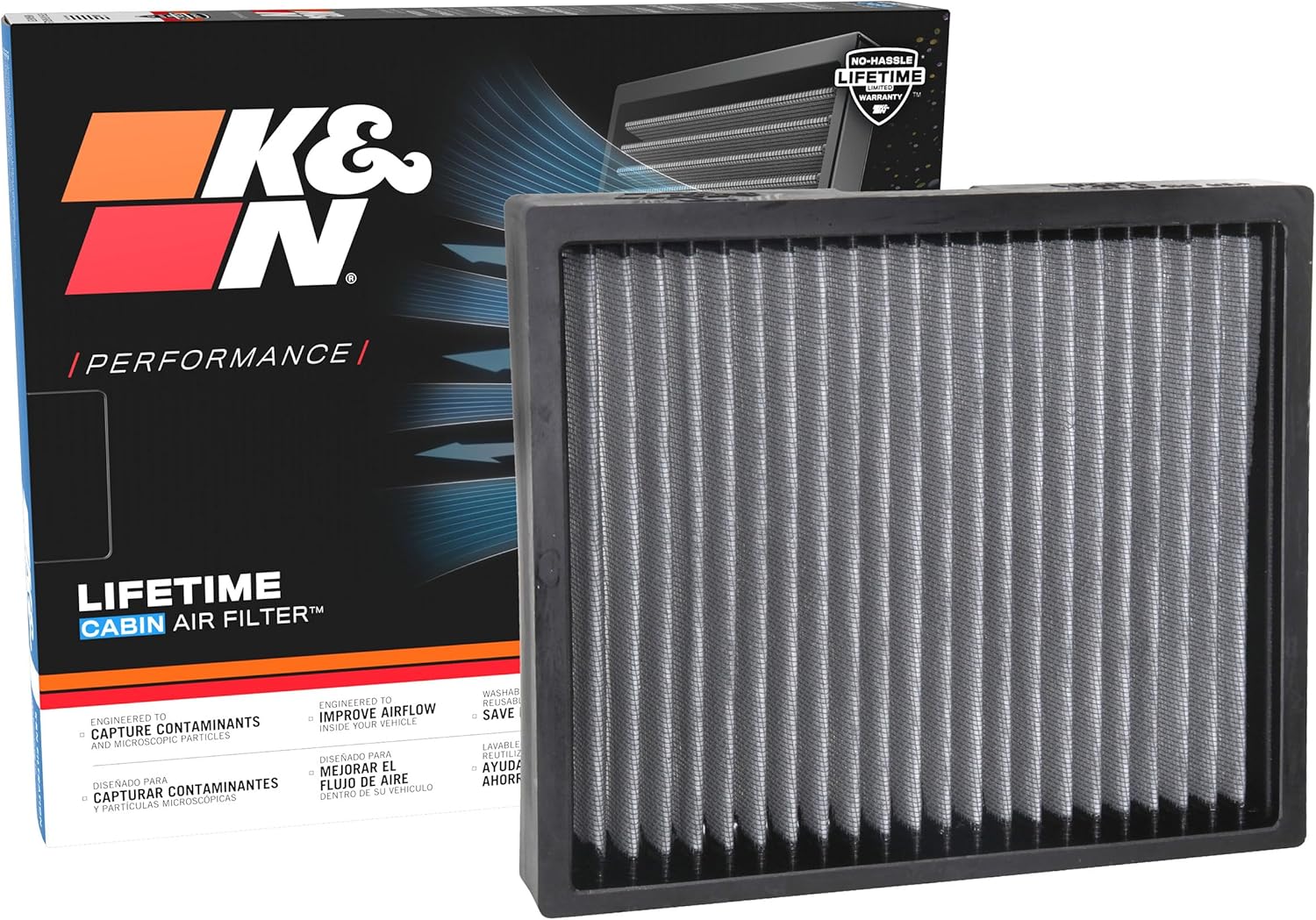 AIR FILTERS, BRAND, CATEGORY, K&N, K&N Cabin Air Filter: Premium, Washable, Clean Airflow to your Cabin Air Filter Replacement: Designed for Select 2012-2022 CHEVY/GMC/BUICK/CADILLAC/OPEL/HOLDEN/VAUXHALL Vehicle Models, VF2071