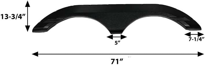 BODY, BRAND, CATEGORY, GENERIC, Keystone RV Arcadia Fender Skirt (Black)