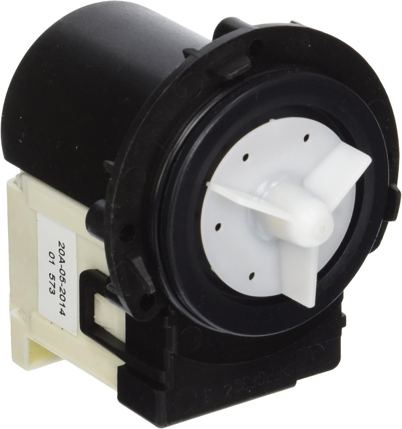 BRAND, CATEGORY, DRAIN PUMPS, LG, LG 4681EA2001T Genuine OEM Drain Pump Assembly for LG Washing Machines, Black