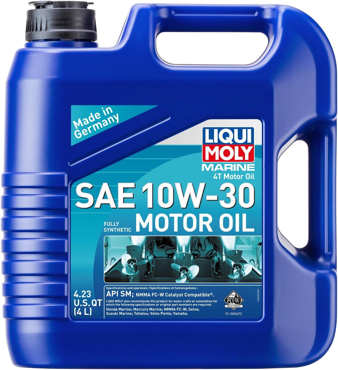 BRAND, CATEGORY, LIQUI MOLY, MOTOR OILS, LIQUI MOLY Marine 4T Motor Oil SAE 10W-30 | 4 L | Marine motor oil | SKU: 20522