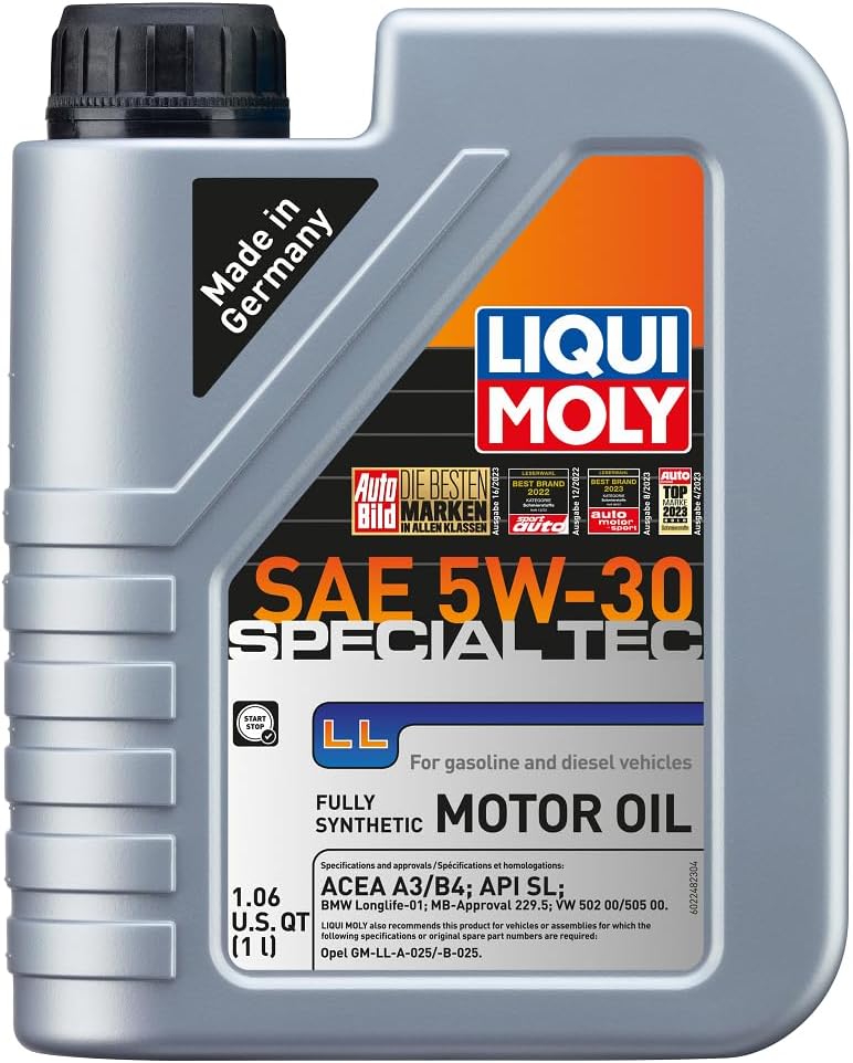 BRAND, CATEGORY, LIQUI MOLY, MOTOR OILS, LIQUI MOLY Special Tec LL SAE 5W-30 | 1 L | Synthesis technology motor oil | SKU: 2248