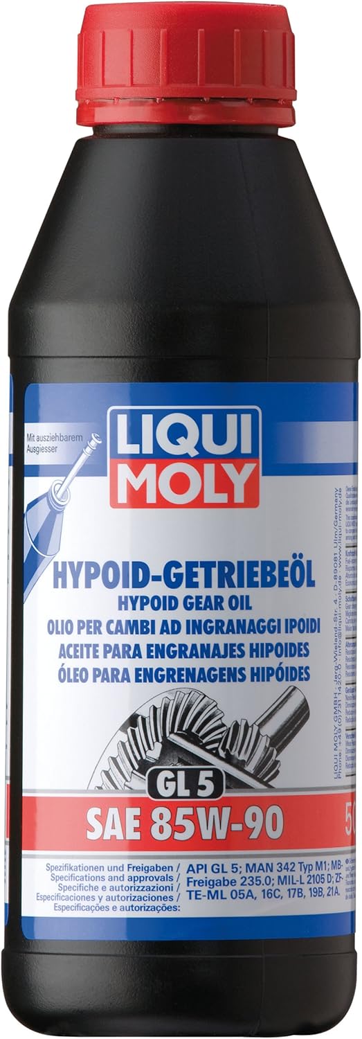 BRAND, CATEGORY, GEAR OILS, LIQUI MOLY, Liqui Moly 20010 85W-90 GL-5 High Pressure Gear Oil - 1 L