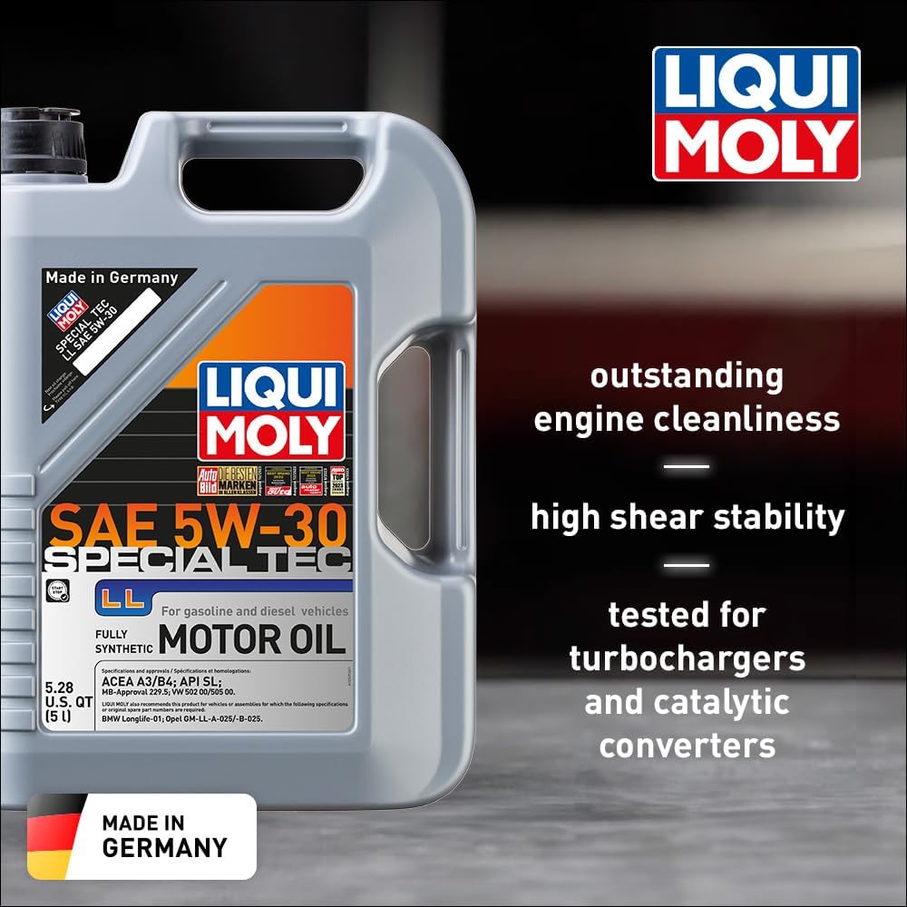 BRAND, CATEGORY, LIQUI MOLY, MOTOR OILS, Liqui Moly Special Tec LL SAE 5W-30 | 5 L | Synthesis technology motor oil | SKU: 2249