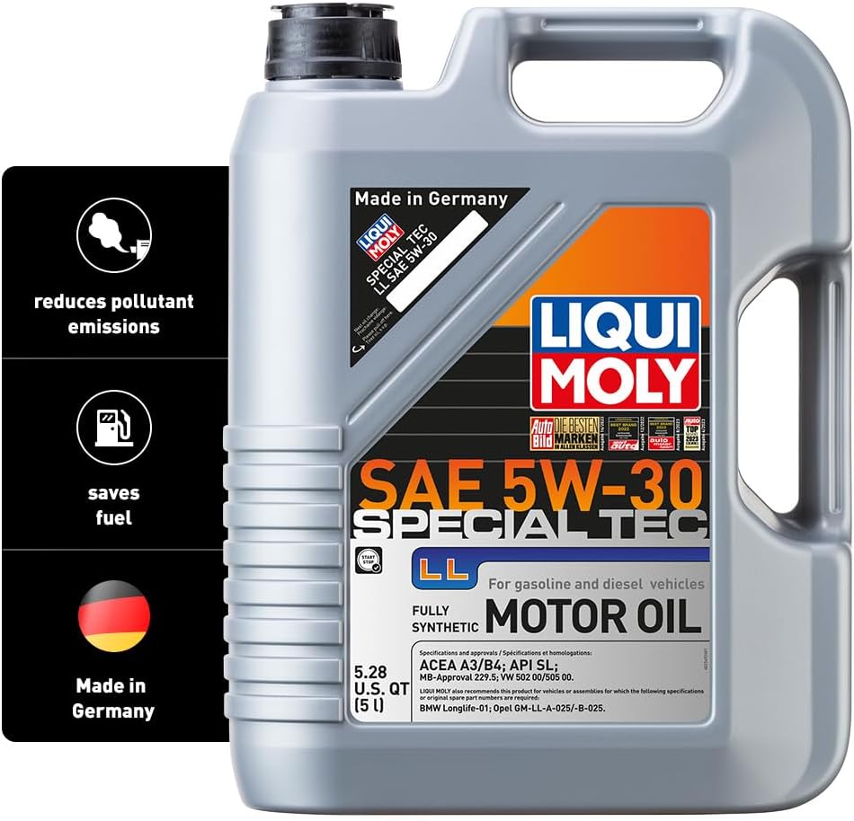 BRAND, CATEGORY, LIQUI MOLY, MOTOR OILS, Liqui Moly Special Tec LL SAE 5W-30 | 5 L | Synthesis technology motor oil | SKU: 2249