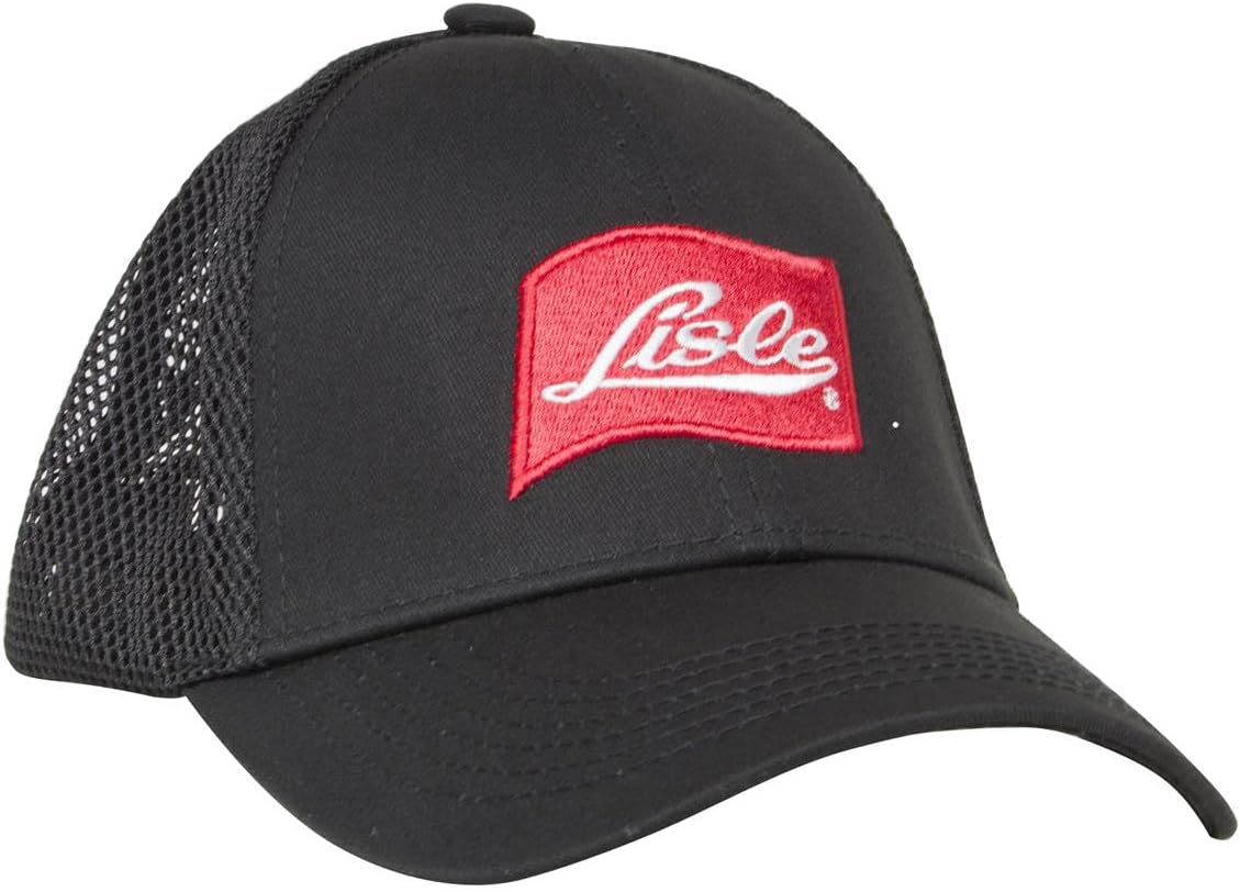 BASEBALL CAPS, BRAND, CATEGORY, LISLE, Lisle 89100 Mesh Hat, Black