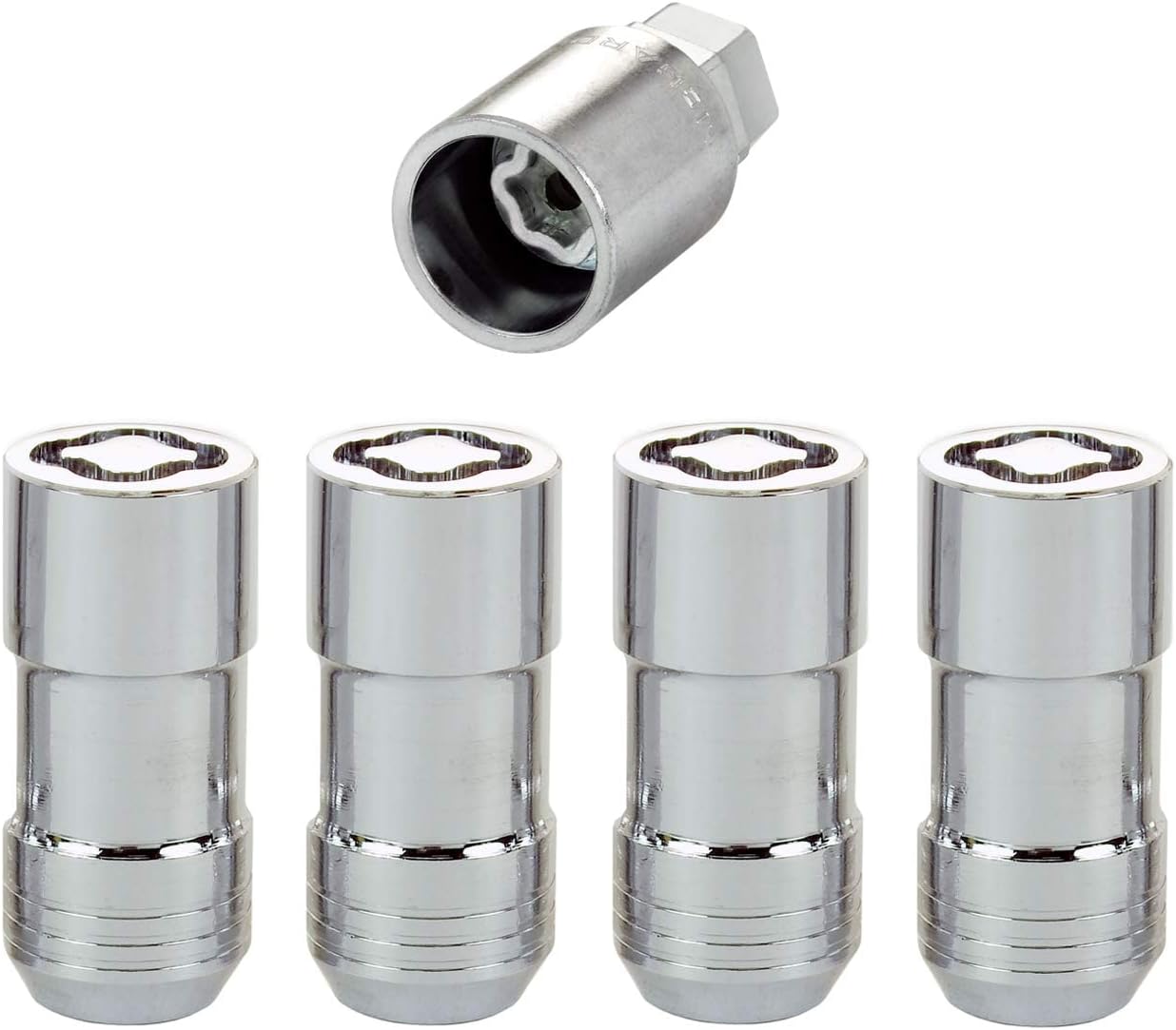 BRAND, CATEGORY, LUG NUTS, MCGARD, McGard 24210 Chrome Cone Seat Wheel Locks (M14 x 1.5 Thread Size) - Set of 4