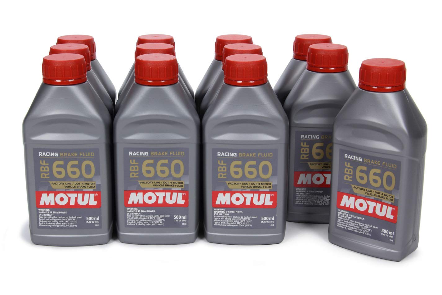 BRAKE FLUIDS, BRAND, CATEGORY, MOTUL, Motul 101667 RBF 660 Dot-4 100 Percent Synthetic Racing Brake Fluid - 500 ml