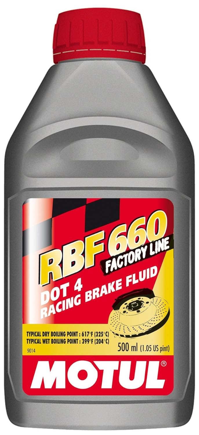 BRAKE FLUIDS, BRAND, CATEGORY, MOTUL, Motul 101667 RBF 660 Dot-4 100 Percent Synthetic Racing Brake Fluid - 500 ml