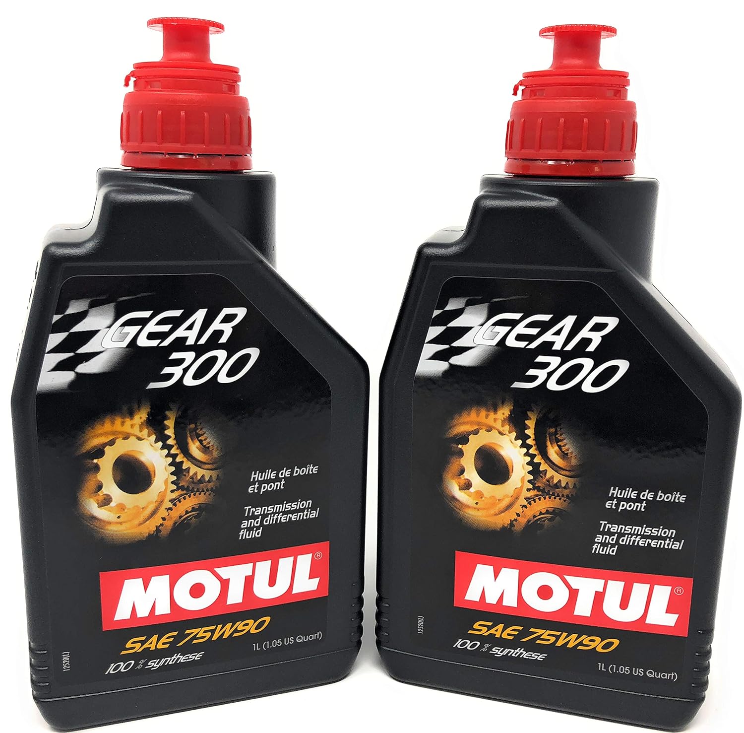 BRAND, CATEGORY, GEAR OILS, MOTUL, Motul 105777 GEAR 300 75W90 100% Synthetic Gear Tans Diff Oil (2 Liter) 2 Pack