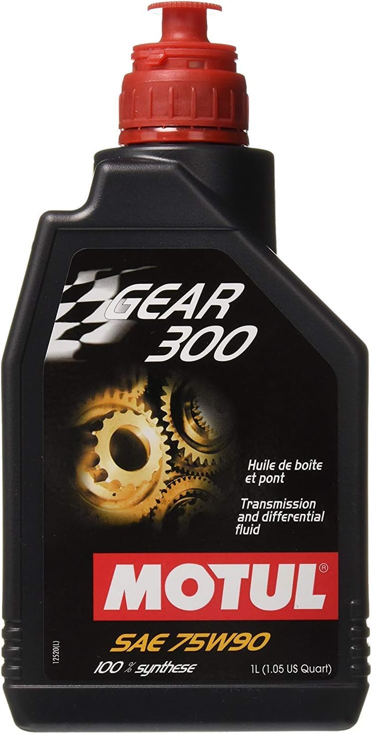 BRAND, CATEGORY, MOTOR OILS, MOTUL, Motul Gear 300 75w90 100 Percent Synthetic Gear Oil 1 Liter (105777)