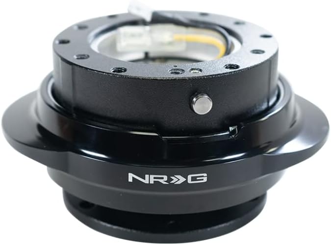 BRAND, CATEGORY, NRG INNOVATIONS, RINGS, NRG Quick Release - Black Body/Shinny Black Oval Ring SRK-220BK + U.S. PERFORMANCE LAB