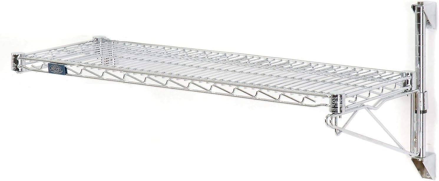 BRAND, CATEGORY, NEXEL, SHELVES, Nexel Wall Mount Wire 1-Shelf Add-On Unit, 24" W x 14" D x 14" H