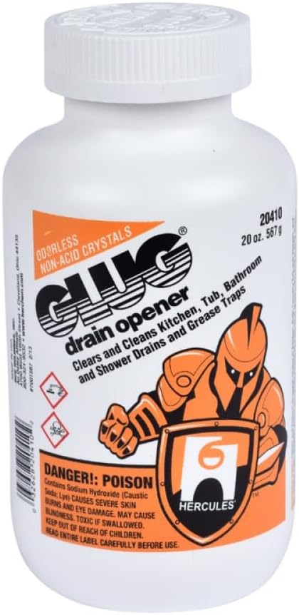 BRAND, CATEGORY, DRAIN OPENERS, OATEY, Oatey Hercules Glug Crystal Drain Opener 20 oz.