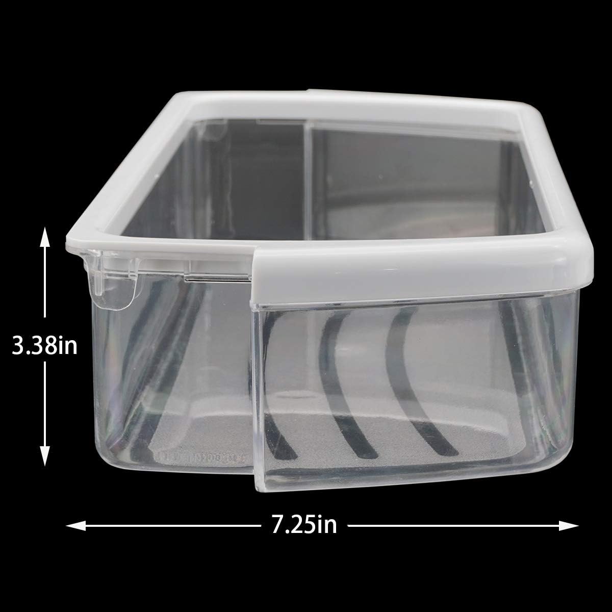 BRAND, CATEGORY, ECUMFY, SHELVES, (Pack of 3) W10321304 Refrigerator Door Shelf Bin with White Band on Top Compatible with Whirlpool Refrigerator Replaces WPW10321304 AP6019471 PS11752778