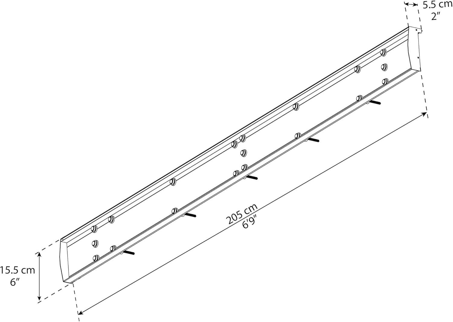 BRAND, CANOPIES, CATEGORY, PALRAM, Palram - Canopia 2050 Nancy Door Awning, Mounting Plate, Gray MOUNTING PLATE ONLY