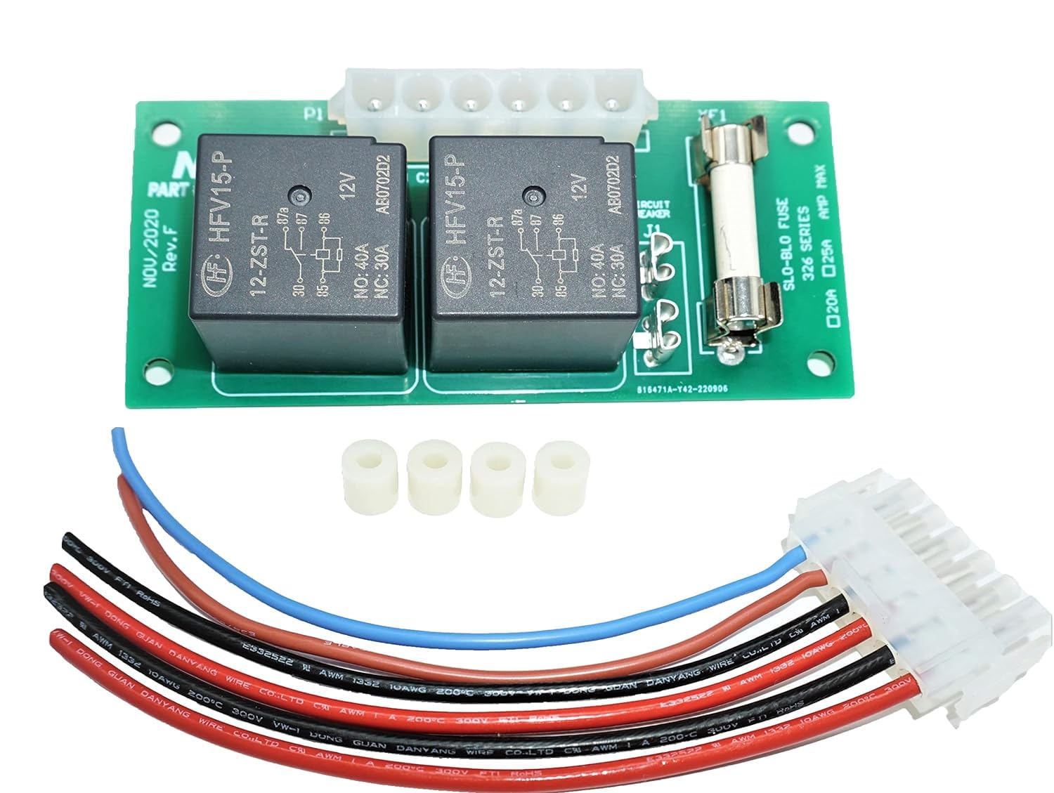 BRAND, CATEGORY, HJUNFSENZ, RELAYS, RV Slide Out Relay Control Board 14-1130 or 140-1130 Replacement for Power Gear Fleetwood 246063 135696 Wire Harness Controller Included