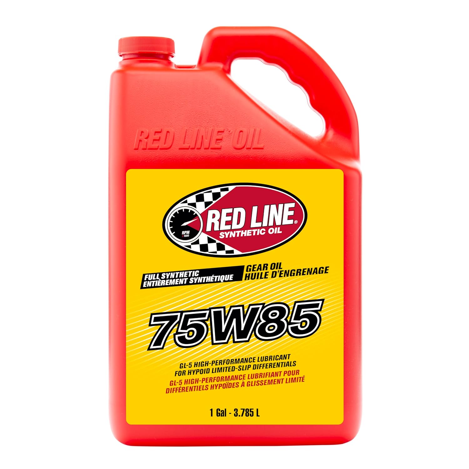 BRAND, CATEGORY, GEAR OILS, RED LINE, Red Line (50104) 75W85 GL-5 Full Synthetic Gear Oil For Hypoid Limited Slip Differentials - 1 Quart