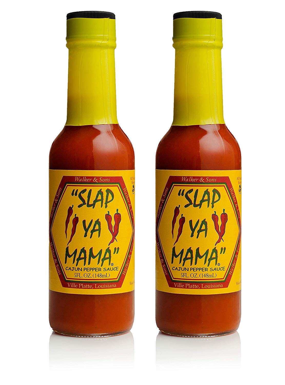 BRAND, CATEGORY, HOT SAUCE, SLAP YA MAMA, Slap Ya Mama Louisiana Style Hot Sauce, Cajun Pepper Flavor, 5 Ounce Bottle, Pack of 1