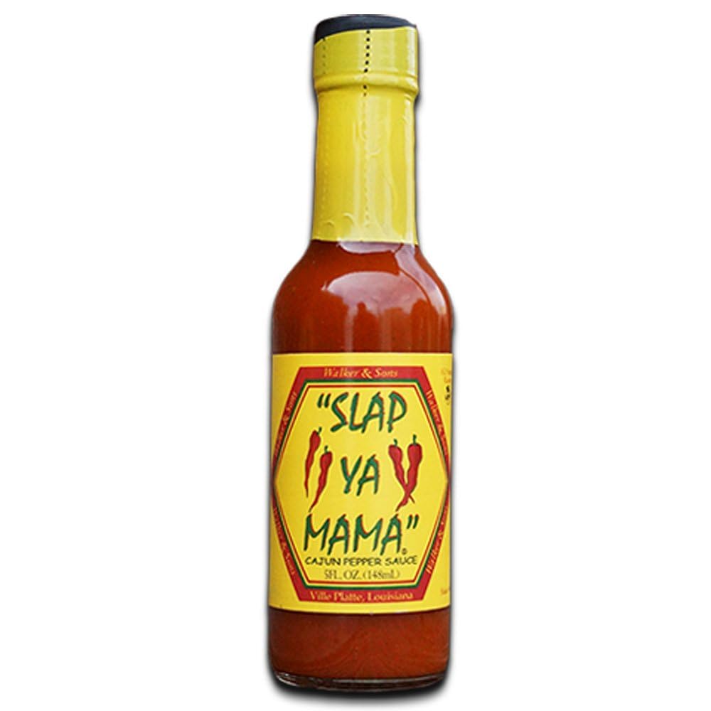 BRAND, CATEGORY, HOT SAUCE, SLAP YA MAMA, Slap Ya Mama Louisiana Style Hot Sauce, Cajun Pepper Flavor, 5 Ounce Bottle, Pack of 1