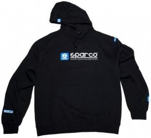 BRAND, CATEGORY, HOODIES, SPARCO, Sparco SP03100NR4XL WWW XL Black Hooded Sweatshirt