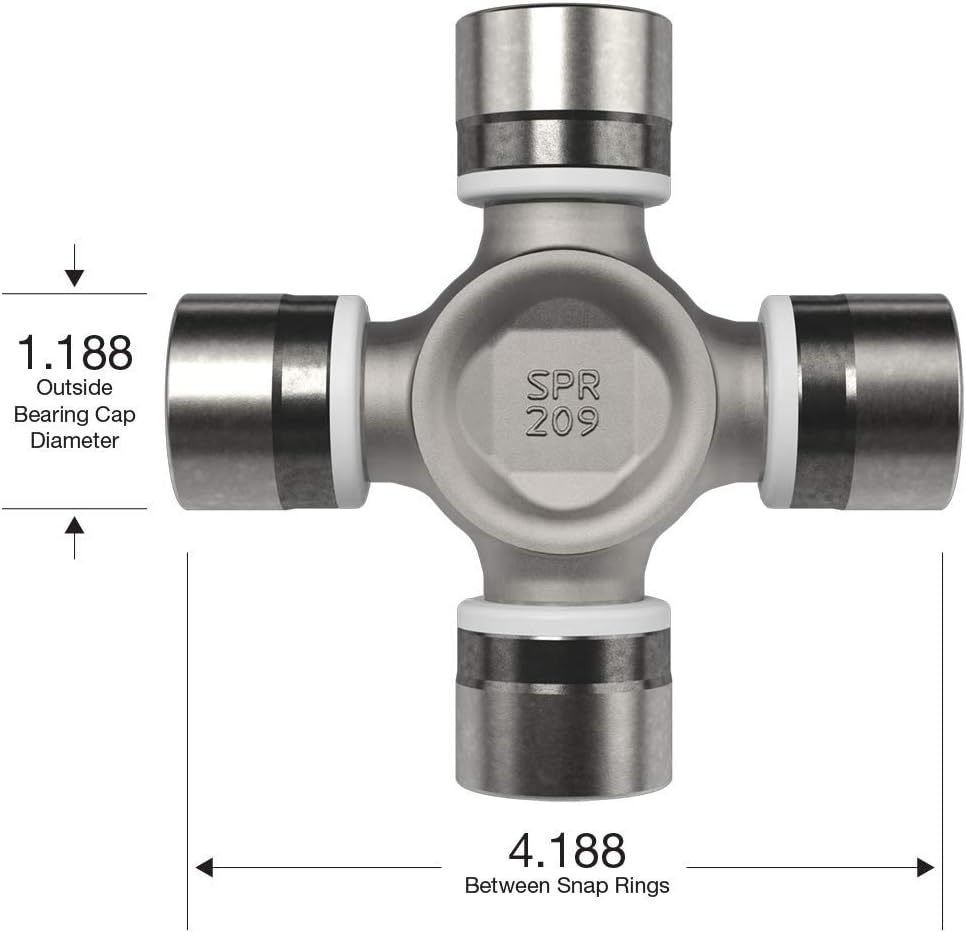 BRAND, CATEGORY, SPICER, UNIVERSAL JOINTS, Spicer 5-1410X U-Joint Kit 1410/SPL36 Series (OSR)