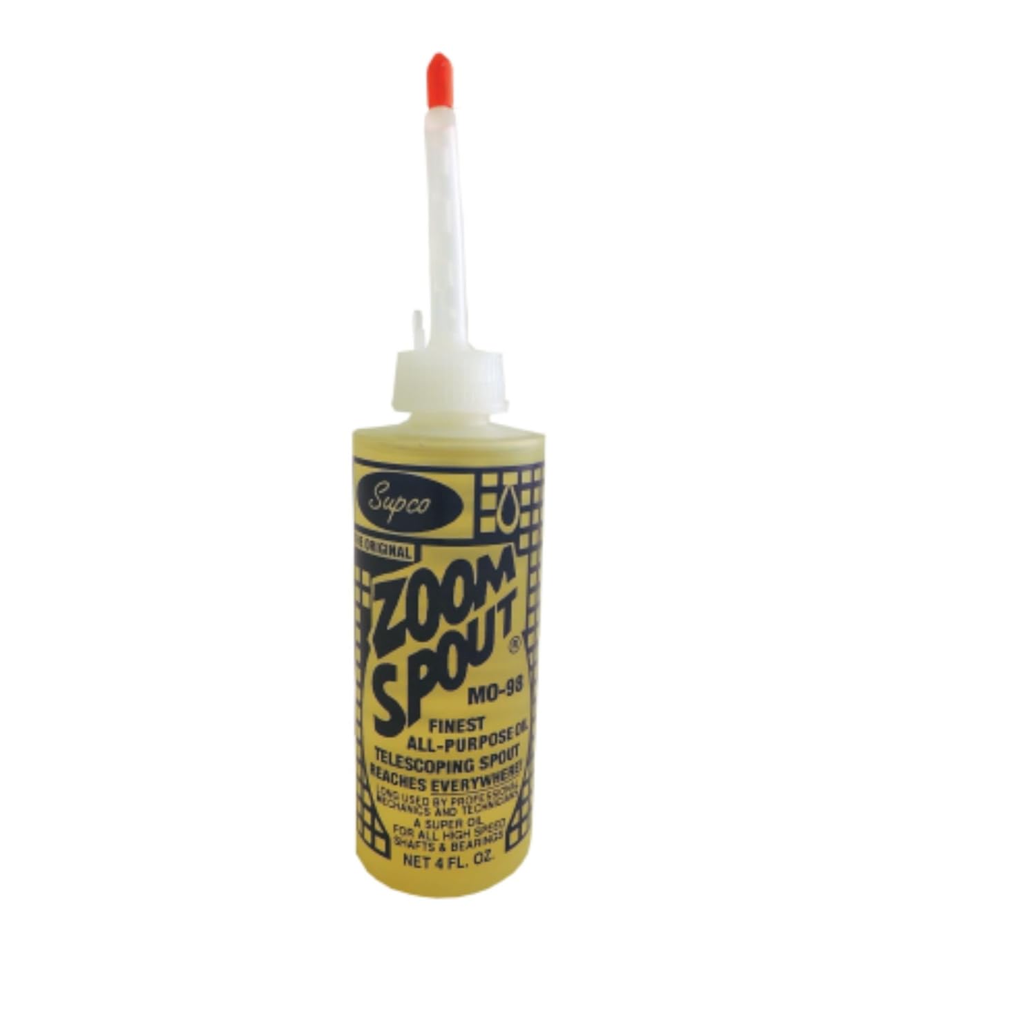 BRAND, CATEGORY, LUBRICANTS, SUPCO, Supco SUPCO MO98 ZOOM SPOUT OILER (4OZ)