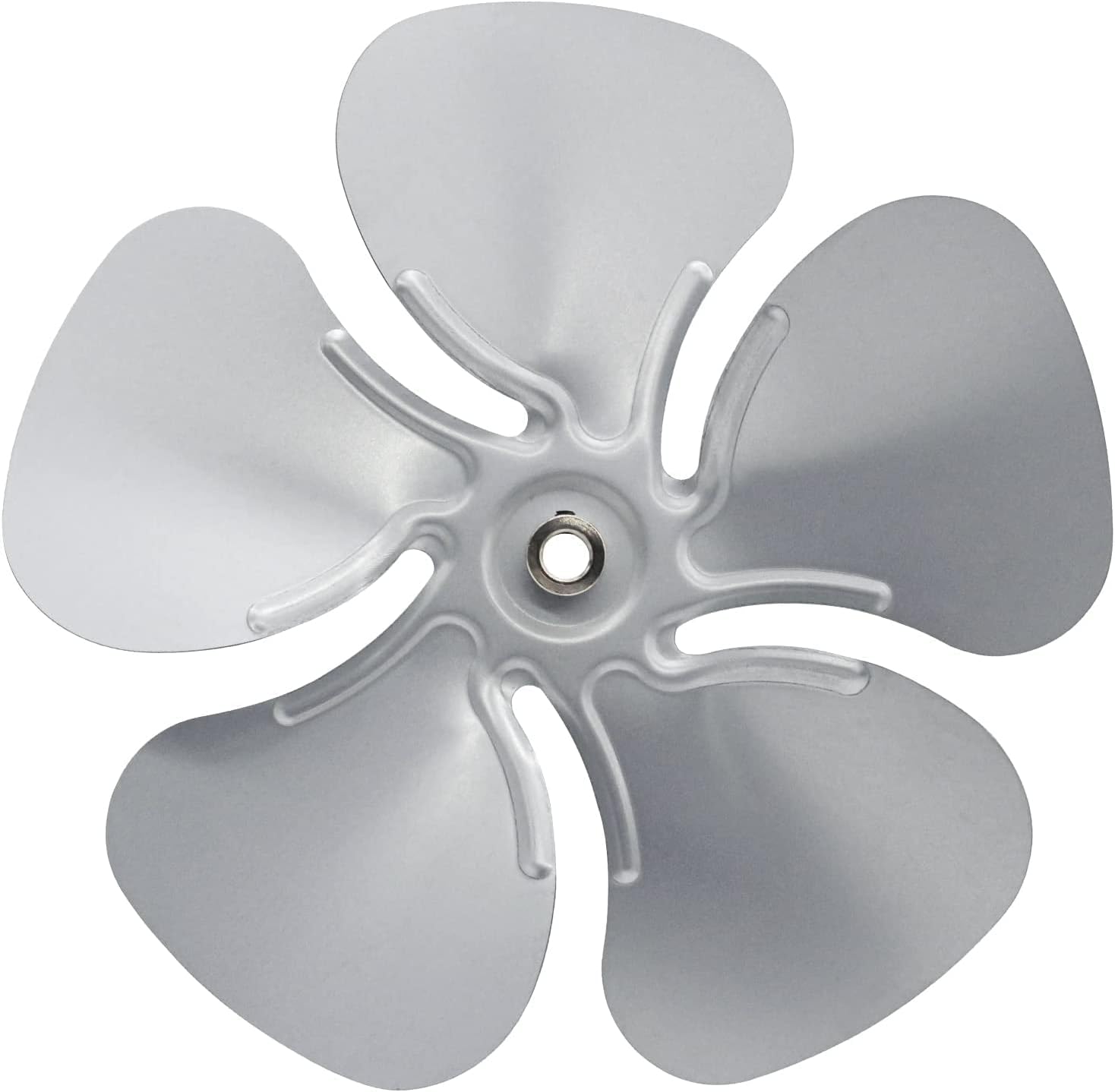 BRAND, CATEGORY, CEILING FAN BLADES, SUPERDI, SuperDi FB99100 Attic Fan Blade Propeller 12" 32 Degree 5 Blade for 1/2" shaft with set screws for clockwise viewing of the hub side.