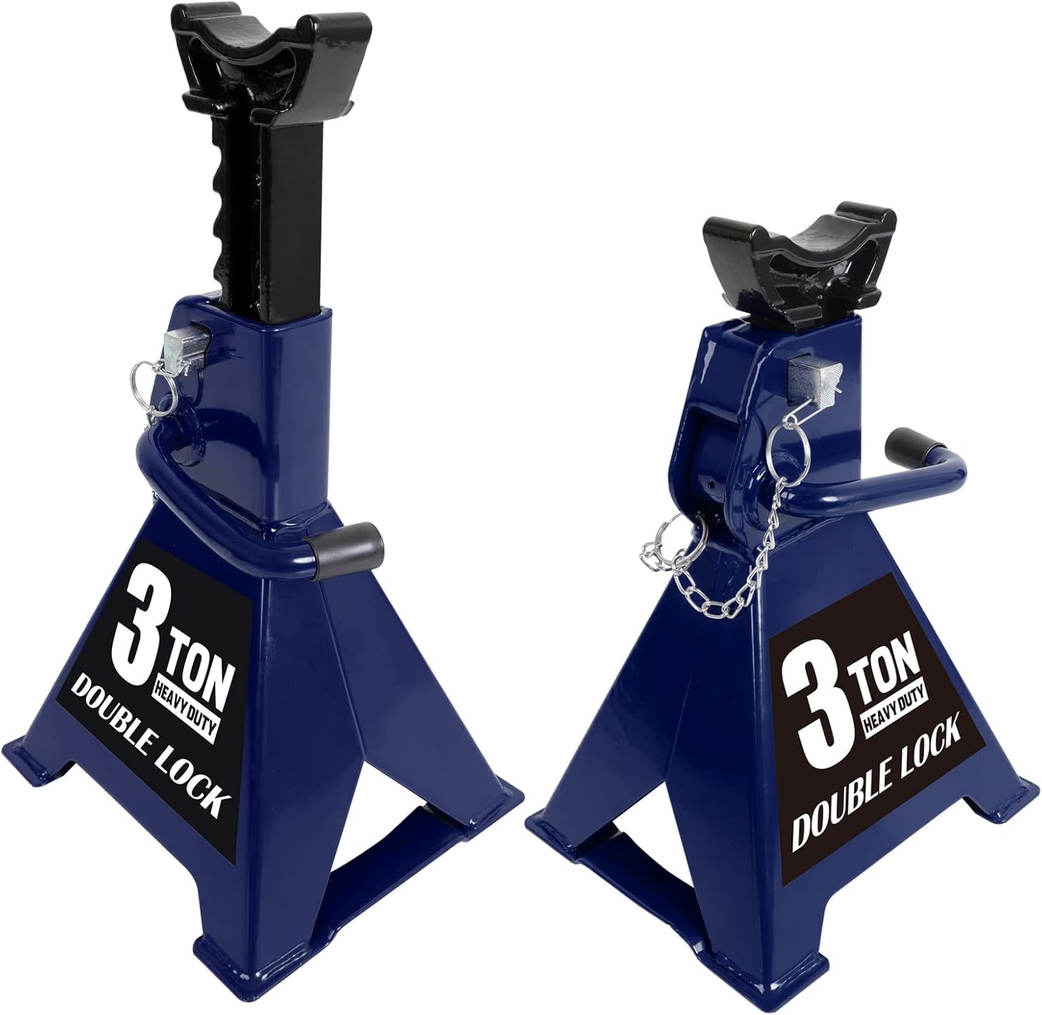 BRAND, CATEGORY, JACK STANDS, TCE, TCE 10 Ton (20,000 lb) Capacity Heavy Duty Steel Jack Stands, High Profile, 2 Pack, T70106 , Blue