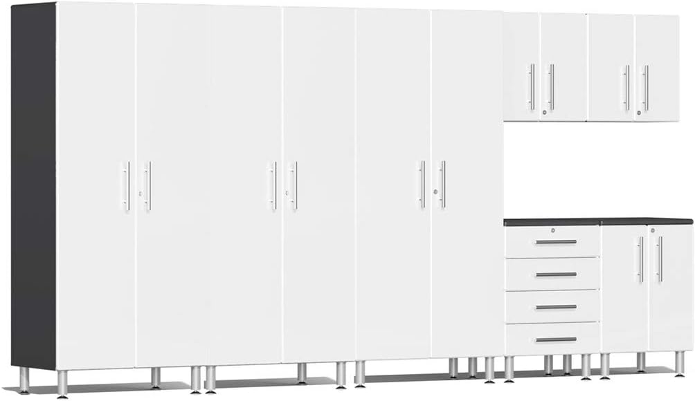 BRAND, CABINETS & STORAGE SYSTEMS, CATEGORY, ULTI-MATE, Ulti-MATE UG25072W 7-Piece Cabinet Kit in Starfire White Metallic