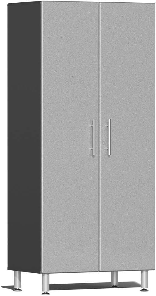 BRAND, CABINETS & STORAGE SYSTEMS, CATEGORY, ULTI-MATE, Ulti-Mate UG21006S 2-Door Tall Garage Cabinet in Stardust Silver Metallic