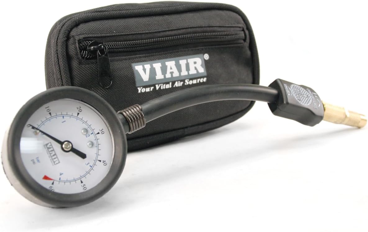 BRAND, CATEGORY, GAUGE SETS, VIAIR, VIAIR 00032 Air Down Gauge, Black