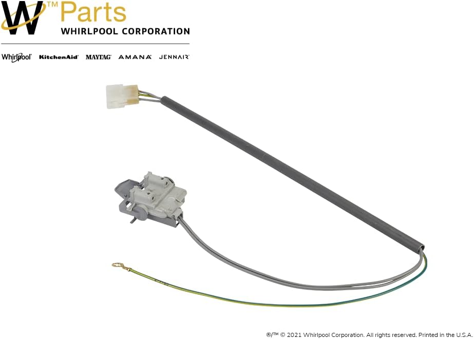 BRAND, CATEGORY, PARTS & ACCESSORIES, WHIRLPOOL, Whirlpool 3949247V Lid Switch Assembly, 1, Grey