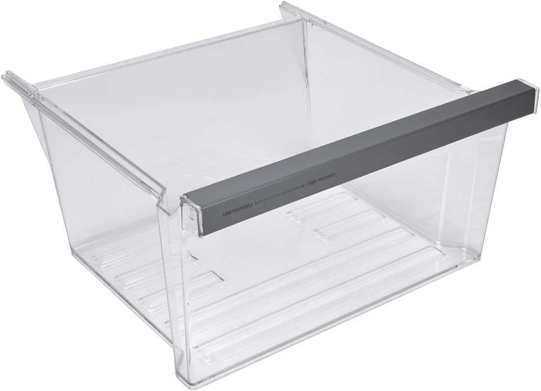 BINS, BRAND, CATEGORY, WHIRLPOOL, Whirlpool W11162443 SxS Refrigerator Crisper Drawer - New Genuine OEM + FSP Part (replaces W11046494)