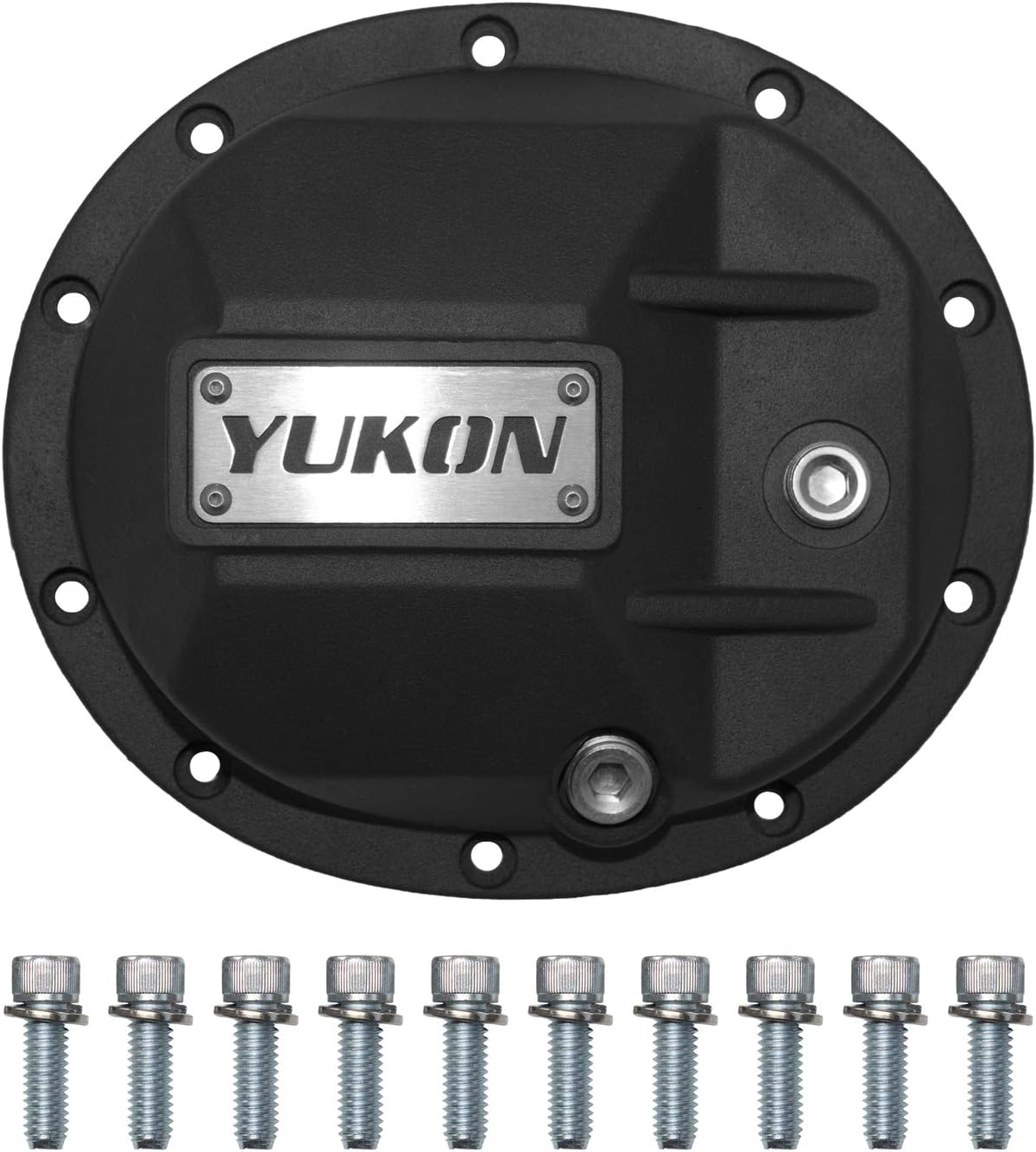 BRAND, CATEGORY, DIFFERENTIAL COVERS, YUKON GEAR & AXLE, Yukon Gear & Axle YHCC-D44 Black Hardcore Differential Cover